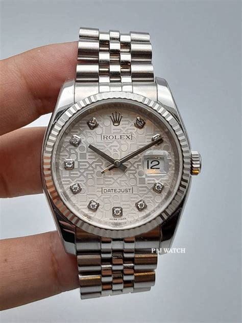rolex 116234 silver